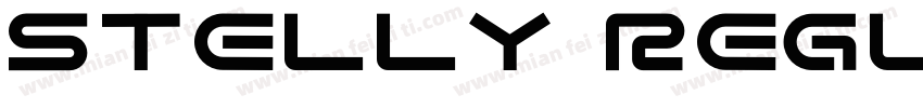 Stelly Regular字体转换